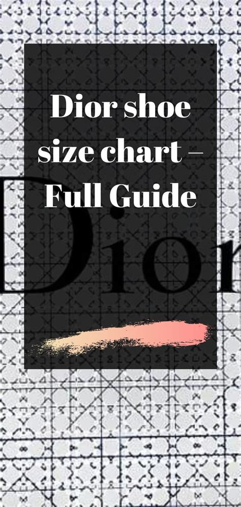 dior femme chaussure|dior shoe size chart.